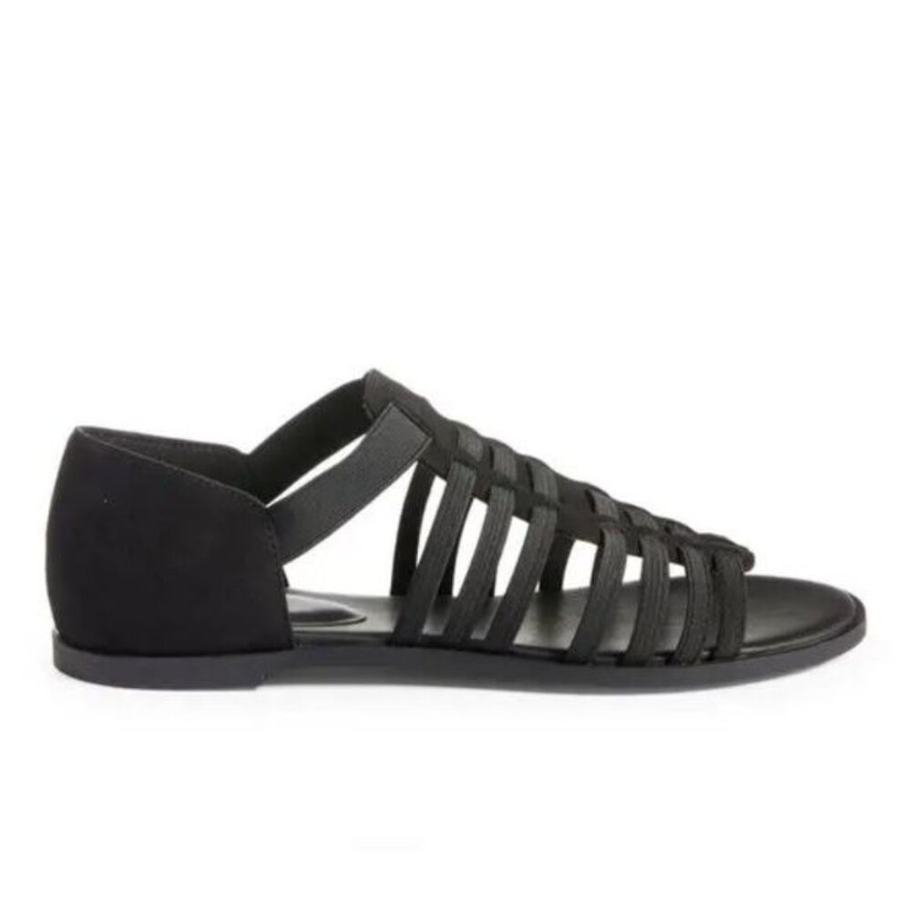 Eileen Fisher Rato Womens Casual Elastic Gladiator Sandals in Black Size 6.5 - Picture 3 of 9